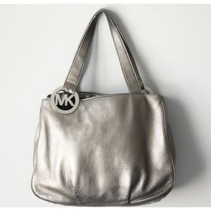 Michael Kors Vintage Fulton Gunmetal Purse